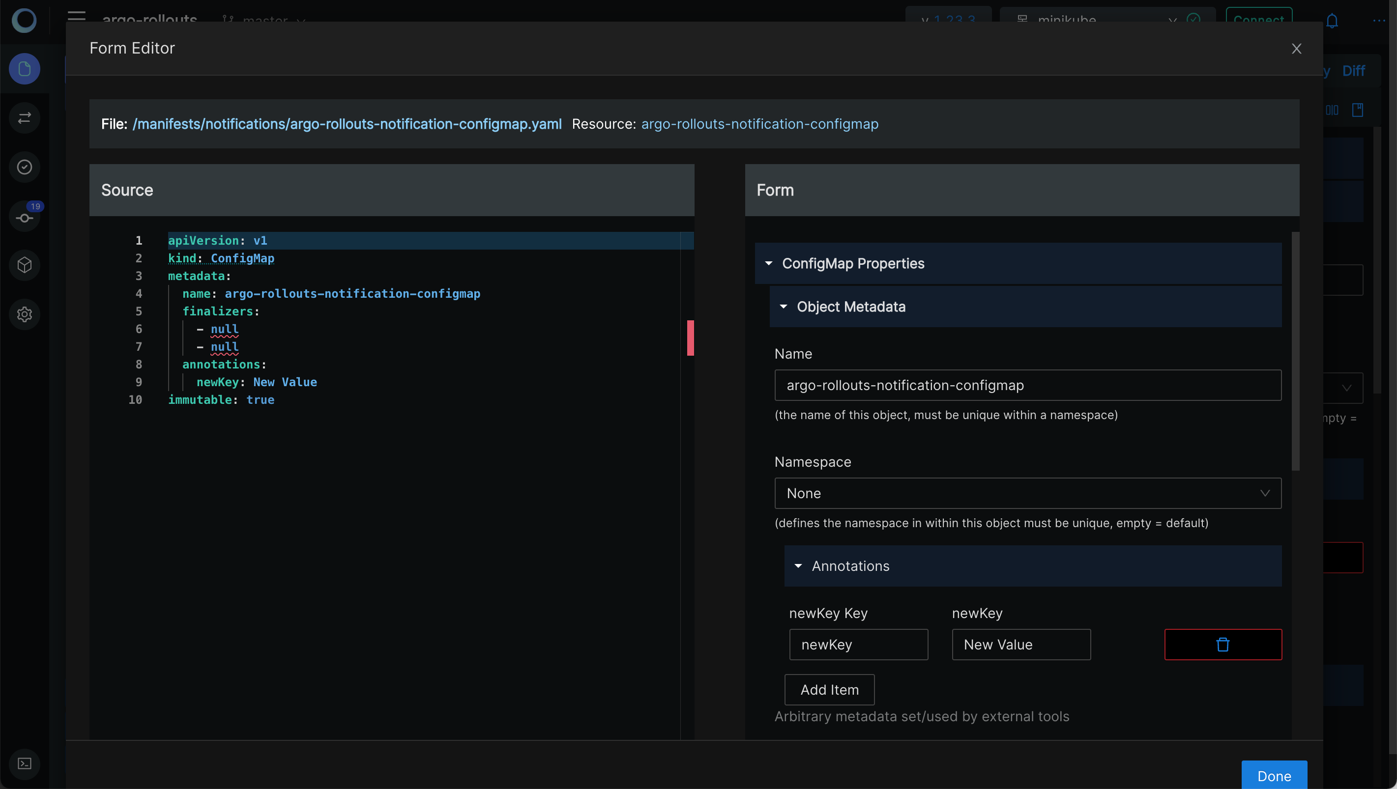 Side by Side Editor